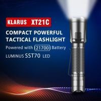 ราคา Klarus XT21C รุ่นใหม่ล่าสุด หลอดใหม่ LUMINUS SST70 สว่างถึง 3200 Lumens เล็กและเบาเพียง 109.8 กรัม (3259337117)
