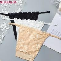 ราคา Nexusglow เกาะอกใส่ห่อหน้าอก,ดอกไม้สองชั้นลูกไม้ป้องกันแสงสะท้อนด้านบน,แฟชั่นตาข่ายคลิปบน Bralette Strapless Bra Wrap Clip-On Mock Camisole Girl (28570301219)