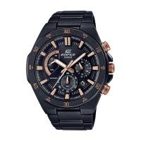 ราคา Casio Edifice นาฬิกาข้อมือผู้ชาย สายสแตนเลส รุ่น EFR-563DC,EFR-563DC-1A - สีดำ (1935642635)