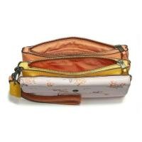 ราคา ใหม่แท้พร้อมป้ายราคาเต็มและใบประกัน กระเป๋าคล้องข้อมือ3ใบติดพิเศษ COACH F29608 จุของได้มากเป็นสัดส่วน สีพาสเทลน่ารักมาก (2146495103)