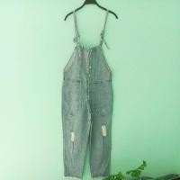 ราคา เอี๊ยมยีนส์สีอ่อนขายาว (27380782052)