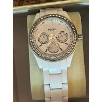 ราคา นาฬิกาข้อมือผู้หญิง Fossil Stella White Dial Crystal ES1967 มือสอง สภาพดีมาก (22370208586)