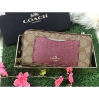 ราคา New Coach กระเป๋าสตางค์ใบยาวซิปรอบ (2834765339)