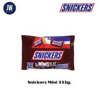 ราคา ช๊อกโกแลต Snickers minis มี 17 ชิ้น/ห่อ ขนาด 333 กรัม(g.) Mars Bounty Ritter sport BBE:14/07/2024 (22486090030)