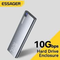 ราคา Essager 4TB ฮาร์ดดิสก์ภายนอก10Gbps ดิสก์แฟลชไดร์ฟ USB3.1 Type-C ฮาร์ดไดร์ฟพกพาสะดวกการขนส่งความเร็วสูง (29281998442)