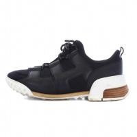 ราคา Hermes Voltage Low Top Sneakers Leather H Logo 41 Black Direct from Japan มือสอง (27706028860)