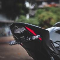 ราคา ขายึดป้ายทะเบียน + ไฟส่องป้าย LED (เลเซอร์ตัด) ท้ายสั้น (26905982181)