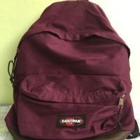 ราคา (ของแท้ พร้อมส่ง) กระเป๋าเป้ EASTPAK สีแดงเลือดหมู (2230724956)