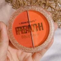 ราคา บลัชออนทูโทน kiss beauty Peach blusher แท้ 100% (4506893008)