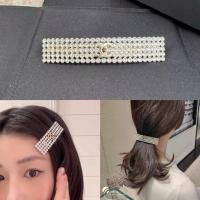 ราคา ของแท้ CHANEL CC เต็มเจาะคลิปผม Rhinestone One Word คลิปตัดผม (26638757291)