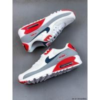 ราคา NIKE air max 90 ยกเว้นรองเท้าผ้าใบรองเท้าวิ่งแบบ original/retro/zapato (26103746218)