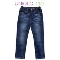ราคา สินค้ามือสอง แบรนด์แท้ กางเกงยีนส์เด็ก ยูนิโคล่ Denim Jeans Uniqlo Kid Jeans Size 110 เด็กสูง 105-115 Cm สีน้ำเงิน (24039546594)