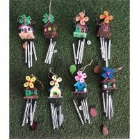 ราคา กระดิ่งลม โมบายบ้านกังหัน 4 แท่งกวง ประดับบ้าน เสริมฮวงจุ้ย เสียงดังกังวาน ไพเราะ (9352824799)