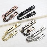 ราคา กลอนล็อคโซ่กันขโมย สีดำ สลักโซ่ ล็อคประตู โรงแรมกันขโมย 304 กลอนประตูสแตนเลส (29415466872)