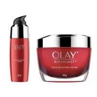 ราคา OLAY Regenerist Micro-Sculpting Set (Serum 50g + Day Cream 50g) โอเลย์ รีเจนเนอรีส เซ็ท (5719557594)