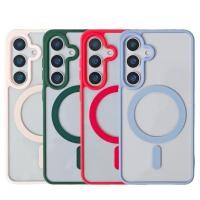 ราคา เคสชาร์จไร้สาย Samsung Galaxy S24 FE / S24FE เคสใส ขอบนิ่ม เคสแม่เหล็ก Samsung S24 FE Magnetic Case (29735819495)