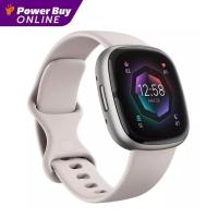ราคา FITBIT Sense 2 สมาร์ทวอทช์ (40.5mm., ตัวเรือนสี Platinum, สายสี Lunar White) รุ่น FB521SRWT (23717795733)