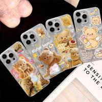 ราคา เทรนด์หวานๆน่ารักๆของคู่หมีเนย ขนนไหมหรูหรา เคส Iphone 11 15 Pro Max 13 12 14 Pro Max XS XR X Max 15 7 8 14 Plus SE 2022 (28156486289)