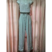 ราคา จั๊มสูทกางเกงผ้าชีฟอง มือ2 (7501878781)