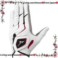 ราคา Japan Official MIZUNO Golf Gloves Double Grip Fingertip Short for Men Left Hand White/Red 24cm 5MJMS401 (25745650907)