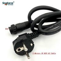 ราคา 3Pin M19 Connector 2Meters AC Power Cable With EU Socket Type Fit For SG Series 300-700W Micro Grid (25230193612)