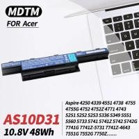 ราคา แบตเตอรี่ AS10D51 AS10D31สำหรับ Acer Aspire 4741 5253 5551 5552 5560 5733 5733Z TravelMate 5740 5735 5735Z 5740G NV55C N (26810006516)
