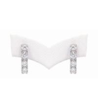 ราคา Lucky Gems ต่างหูเงินแท้ 925 เพชร CZ ชุบโรเดียม ต่างหูห่วง เม็ดใหญ่สลับเม็ดเล็ก LKER208 (21379050054)