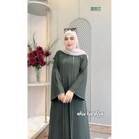 ราคา ALMEERA DRESS ABAYA BY AKU KARISSA MATERIAL SABRINA ACSEN SWAROVSKI ใหม่ล่าสุด BUSUI FRIENDLY RECENT แฟชั่น MUSLIMAH ผู้หญิง (44161457630)