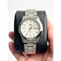 ราคา Seiko 5 Automatic 21 Jewels (7S26C) White Dial Open Caseback (25519438751)