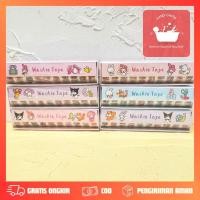 ราคา WASHITAPE 1 ชุด 10 ม้วน SANRIO SZ-151 V2 SS-1282 CHINESE KUROMI ISOLATION SOLATIP MELODY (43105792199)