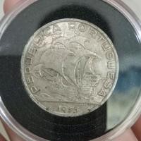 ราคา เหรียญเงินเเท้ ปี1955 10Escodos โปรตุเกส (22368447983)