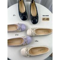 ราคา รองเท้าคัทชู ไซส์ใหญ่ 41-45 โบว์ ผ้าทวิช - SHER (22949826824)