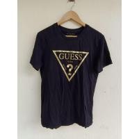 ราคา เสื้อยืดสีดำ Guess แท้มือสองสวย (24912494635)