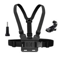 ราคา Straps Mount for Gopro Hero 12 11 10 9 8 7 6 5 4 Session 3 MAX Black Adjustable Chest Mount Harness Chest Strap Belt (25712373520)