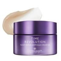 ราคา [MISSHA] Time Revolution Night Repair Ampoule Cream 5X 50ml – Anti-Aging Brightening Night Cream (29035896355)
