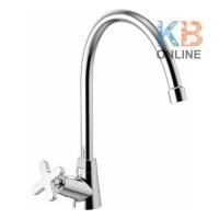 ราคา FFAST706-5T1500BT0 ก๊อกน้ำเย็นอ่างล้างจานติดขอบอ่าง Deck-mounted kitchen faucet mono (Cross Handle) American Standard (6146605783)