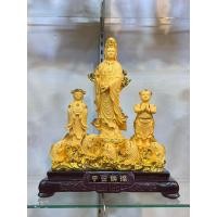 ราคา เจ้าแม่กวนอิม พระโพธิสัตว์ กวนอิม กิมท้ง เง็กนึ่ง เด็กคู่ ปางประทานพร สูง16 นิ้ว งานเรซิ่นพ่นทรายทอง (24053863885)