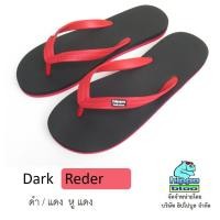 ราคา Hippo bloo รองเท้าแตะฮิปโปบูล Dark Reder ชาย/หญิง ดำ / แดง หู แดง เบอร์ 9.5 10.5 12 13 (3838175104)