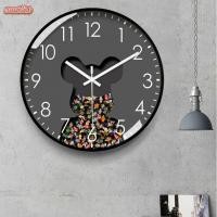 ราคา นาฬิกาแขวนห้องนั่งเล่นห้องนอนนาฬิกาใบ้แสงหรูหราทันสมัยห้องเด็กการ์ตูนสร้างสรรค์นาฬิกา2024ใหม่ (40555324676)