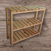 ราคา ชั้นวางของชั้นวางสินค้าชั้นวางหนังสือชั้นวางรองเท้าไม้สนนอก ขนาด 22 × 44 * 50 ซม แข็งแรงทนทานน้ำหนักเบา เคลื่อนย้ายง่าย (24242145774)