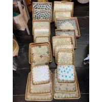 ราคา ถาดหวาย ทรงสี่เหลี่ยม ฝังมุก ลายเปลือกหอย ใส่ขนมปัง เสริฟอาหาร รองชุดชา กาแฟ (24651229954)