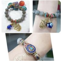 ราคา ข้อมือดวงตาสวรรค์ หินลาบราโดไลท์ 12มิล ลูกปัดหินเนปาล แต่งติ้งดวงตาสวรรค์ hamsa hand (7752250333)