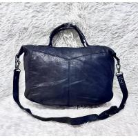 ราคา กระเป๋าหนังแท้100%สีดำถือได้สะพายได้แบรนด์BREAL(รหัส ดอกไม้251) (24244663357)