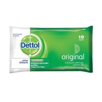ราคา #Dettol ผ้าเช็ดทำความสะอาดผิวแบบเปียกแอนตี้แบคทีเรีย ซองละ10แผ่น (ทิชชู่เปียกเดทตอล) (4155364727)