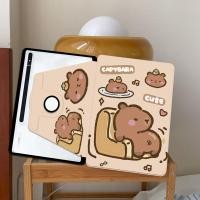 ราคา เคสลายการ์ตูนน่ารัก เคส SamsungGalaxyTab A7lite A8/9 A9+ S6 Lite S7/S8 S8+/S7+ S7FE S9/S9FE S9FE+ S10+ไอแพดมีที่ใส่ปากกา (26217787455)
