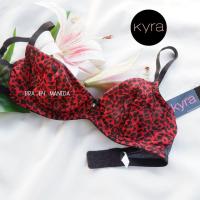 ราคา Kyra(ไคร่า) - KKB632-3 เสื้อในมีโครง ไม่มีฟองน้ำ สีแดงลายเสือ (29373111474)