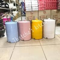 ราคา ชุดปิ่นโตกลม เนื้อเมลามีน ขนาด 17 ซม. 4 ชั้น สีเหลือง/ขาว/ฟ้า/ชมพู (25526988877)