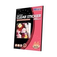 ราคา Hi-jet สติกเกอร์ใส Inkjet Platinum Clear Sticker 200 ไมครอน A4 30 แผ่น (2588633476)