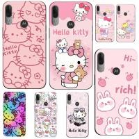 ราคา เคส สีดํา Motorola Moto E6 Plus เคสคิตตี้ เคสคิตตี้ iPhone เคส Kitty ซิลิโคน Tpu น่ารัก กวนๆ เรียบๆ เคสซิลิโคน @10003 (24343124150)