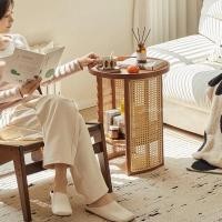 ราคา โต๊ะกลาง / โต๊ะข้างกลมทรงสูงสไตล์ญี่ปุ่น (27571026544)